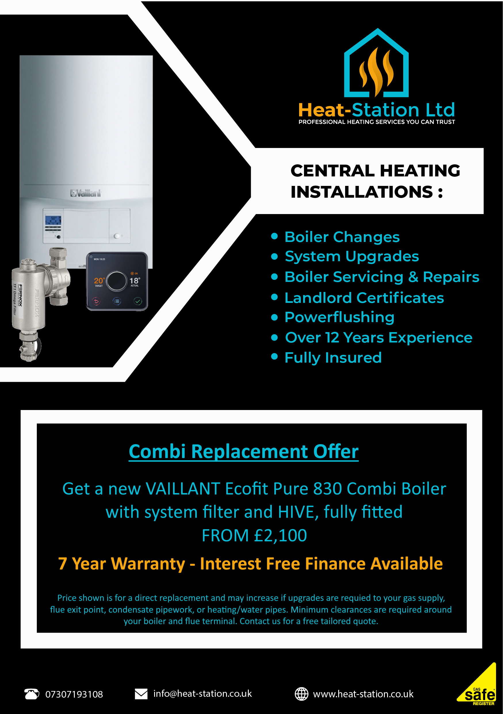 Vaillant Ecofit Pure 830 Combi Replacement Offer