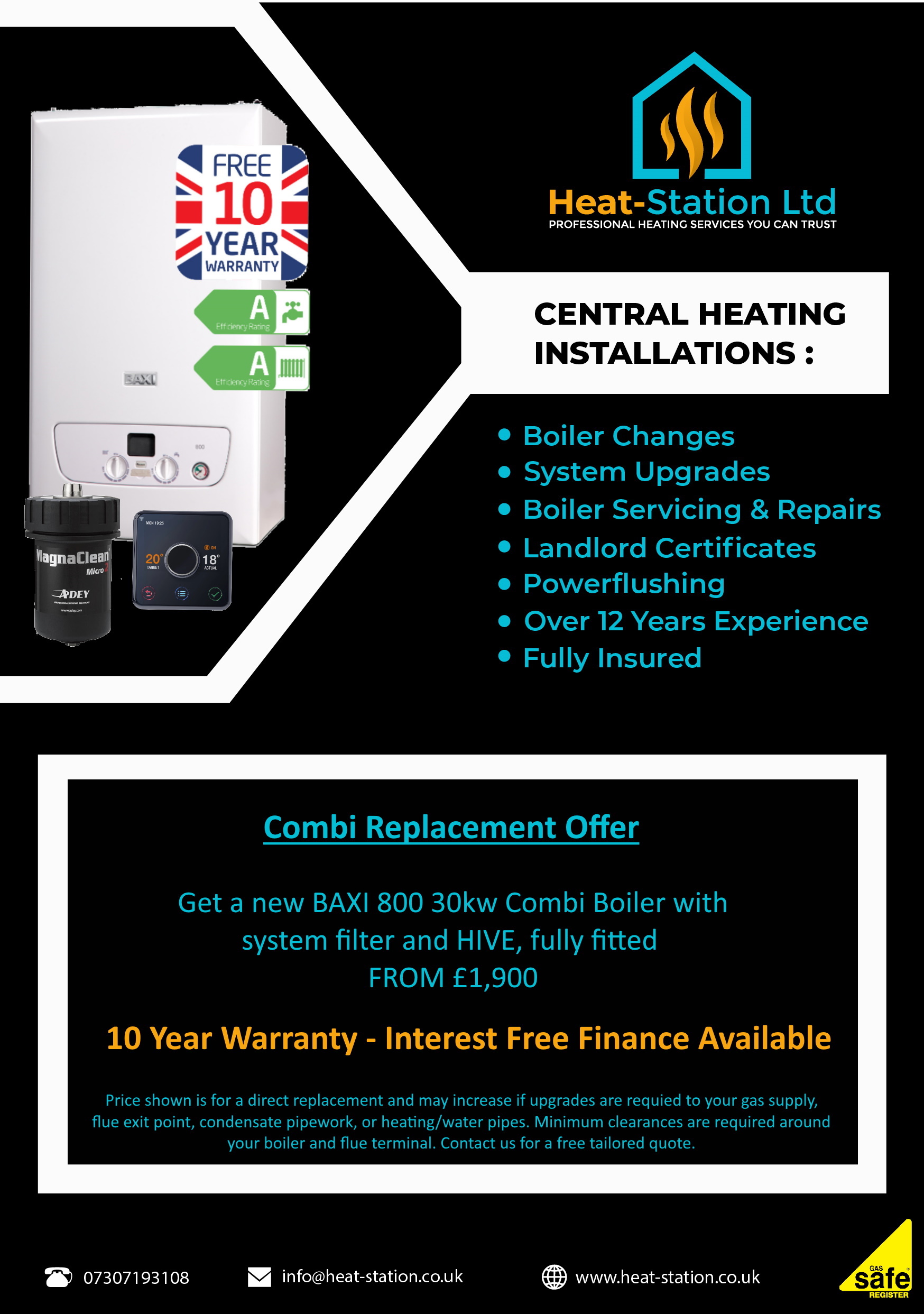 Baxi 800 Combi Replacement Offer